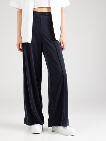 Wide leg Pantaloni de la ESPRIT pe negru: față