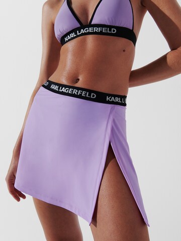 Karl Lagerfeld Spódnica w kolorze fioletowy