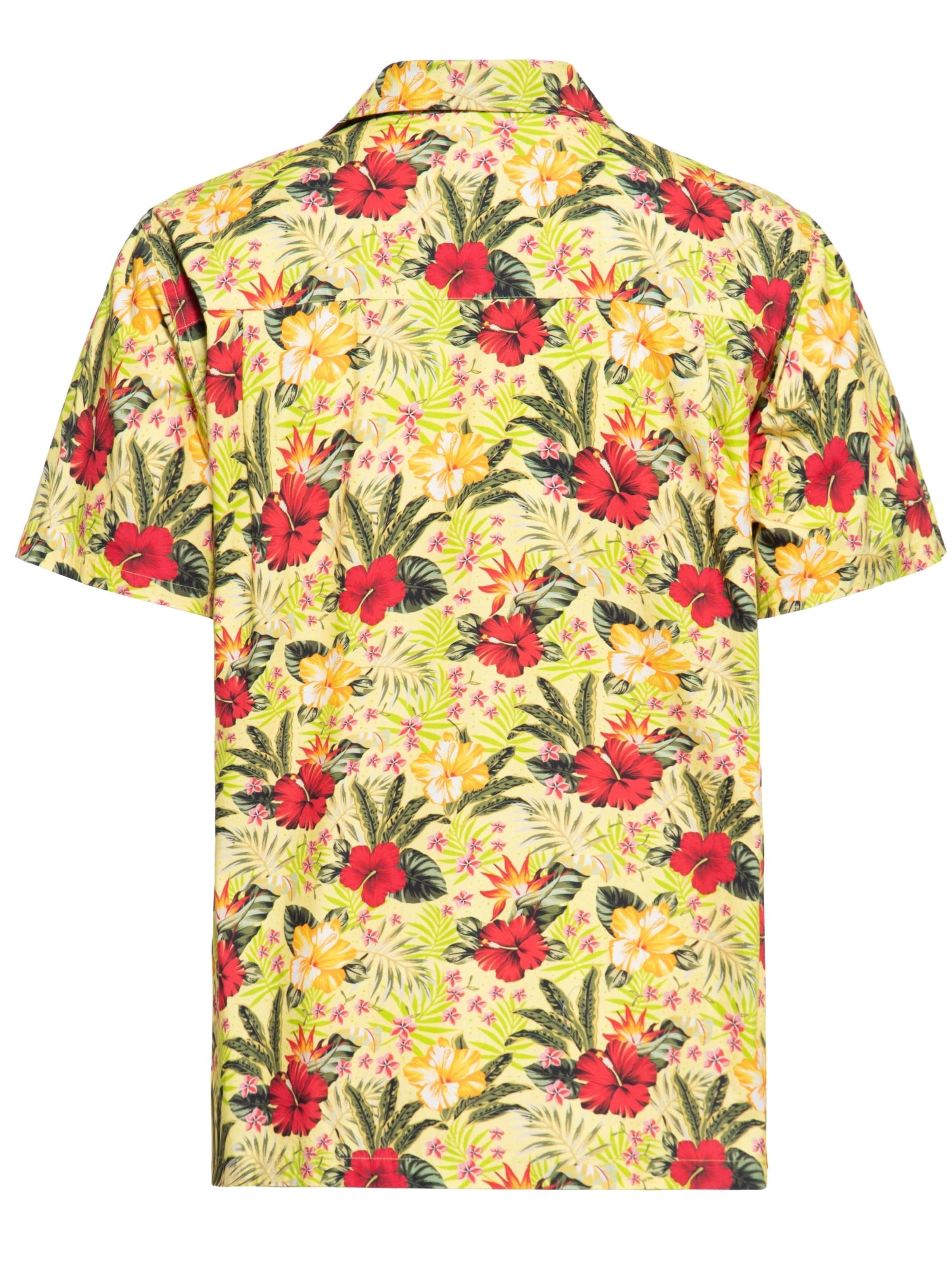 King Kerosin Regular Fit Hemd‌‌‌‌‌‌‌‌‌ in Gelb