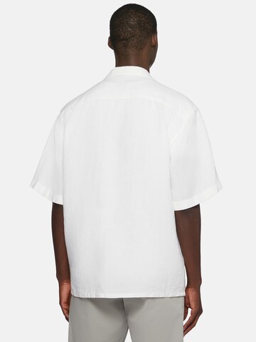 Boggi MilanoComfort Fit Košulja 'Camp' - bijela boja