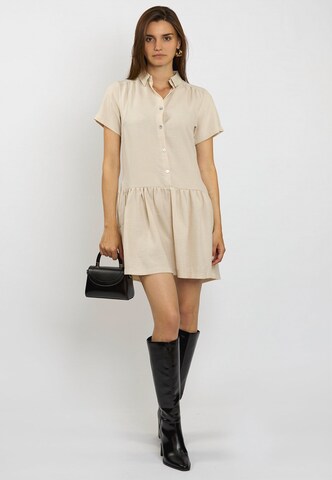 FRESHLIONS Dress 'Corin' in Beige
