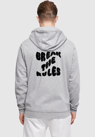 Merchcode Sweatshirt 'Break The Rules' in Grijs