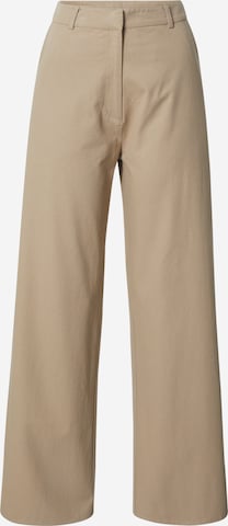 ABOUT YOU x Marie von BehrensLoosefit Hlače - bež boja: prednji dio