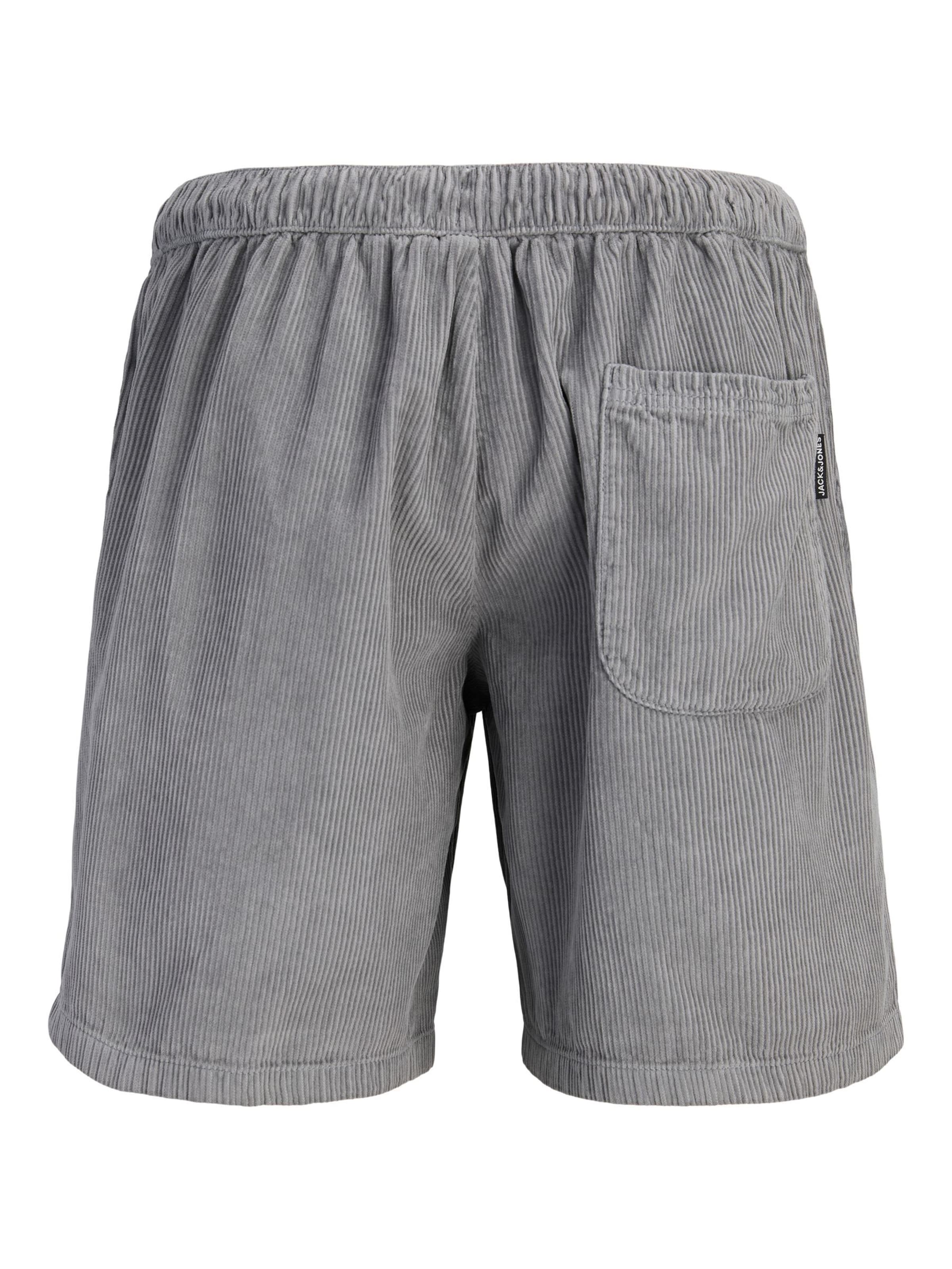 JACK & JONES Wide Leg Shorts in Grau