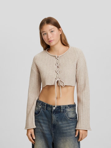 Bershka Sweater in Yellow: front