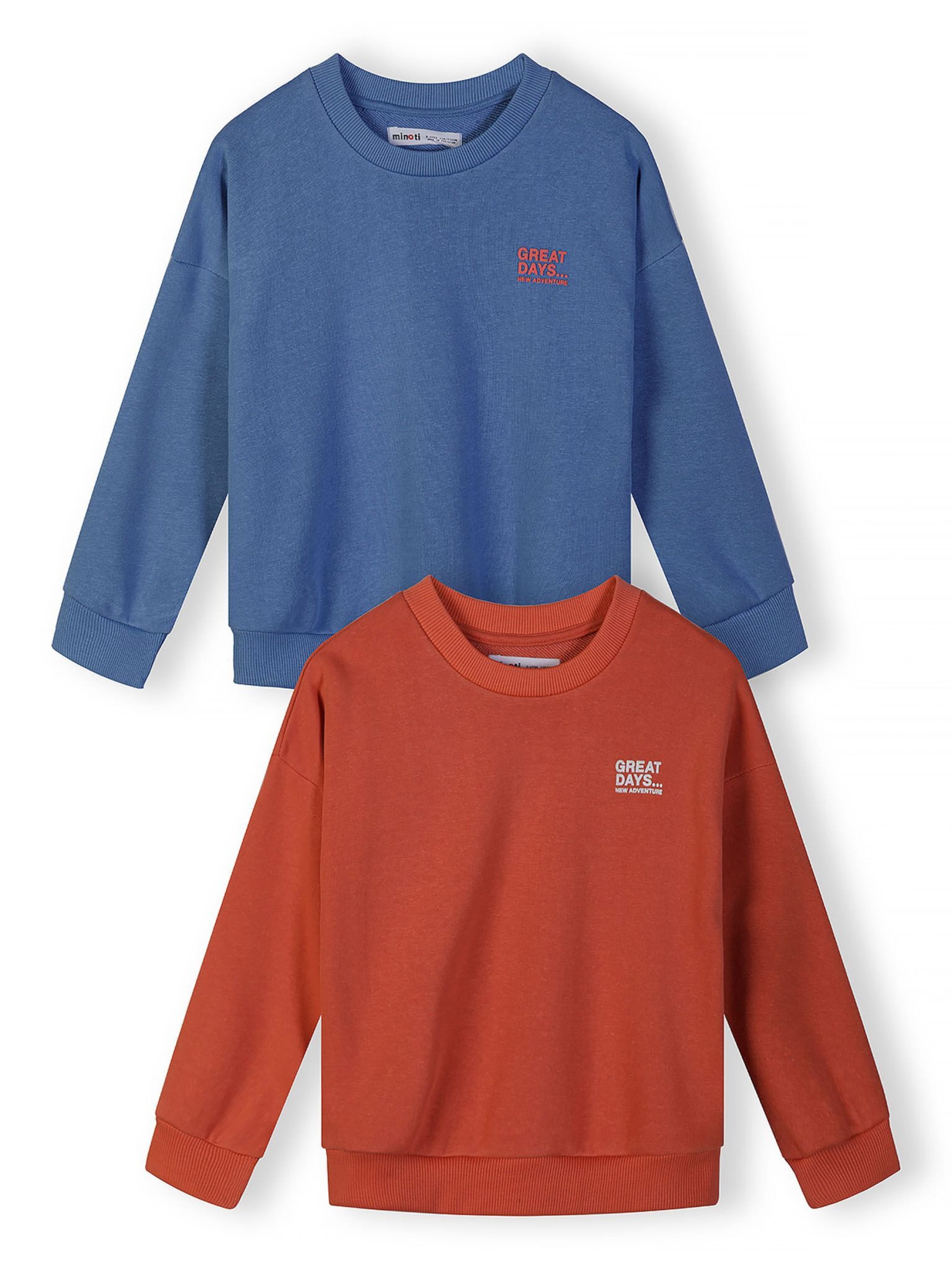 MINOTI - Sudadera en azul: frente