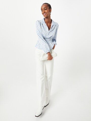 The Frolic Blouse in Blue