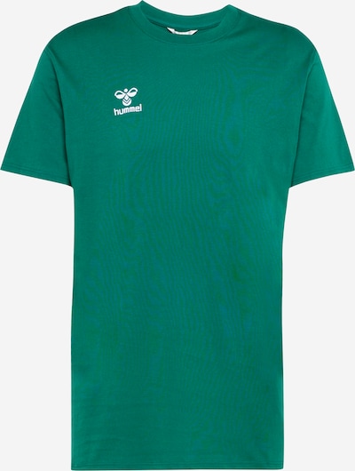 Hummel Funksjonsskjorte 'GO 2.0' i grønn / hvit, Produktvisning