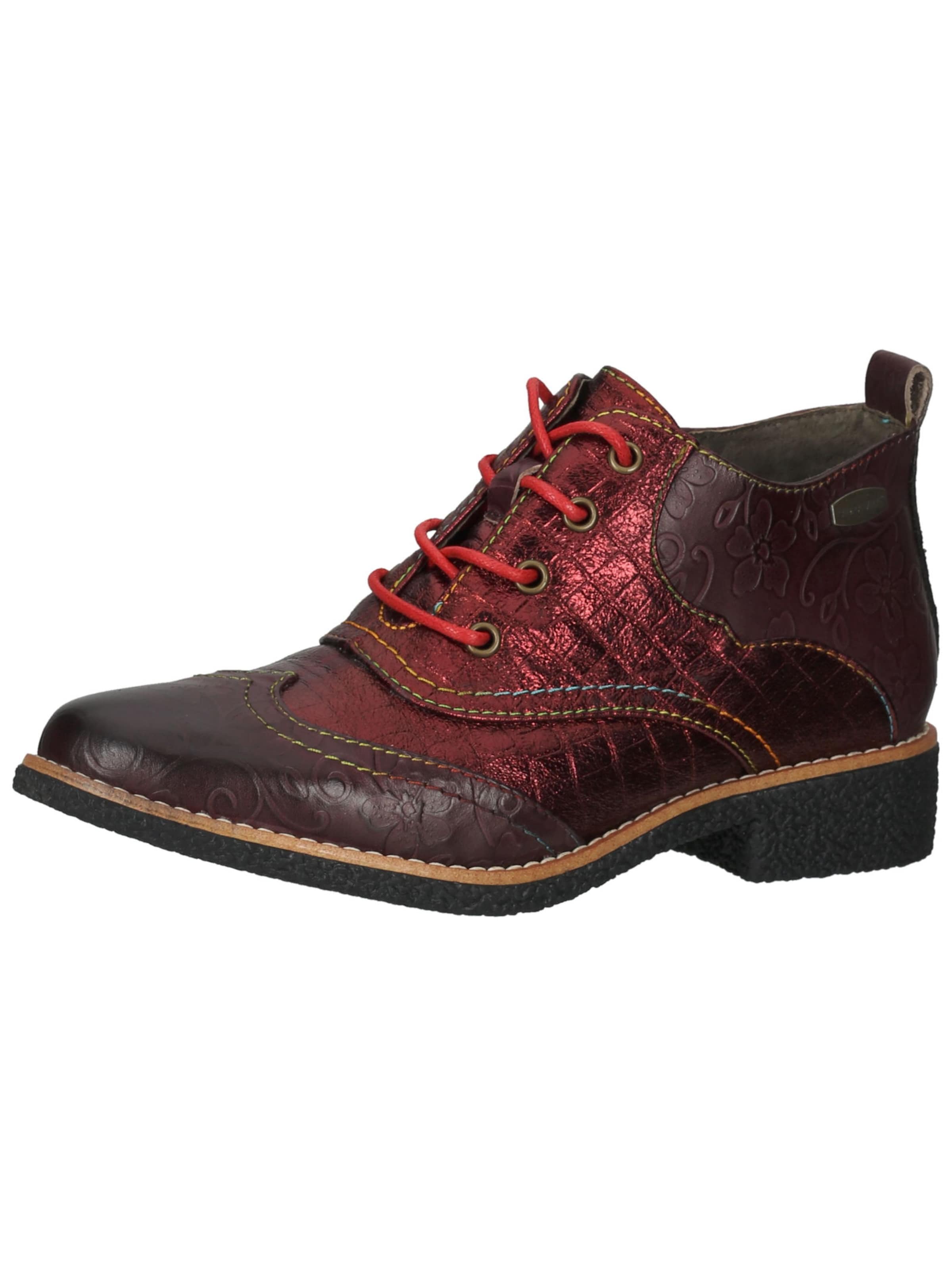 Laura Vita Lace-up bootie in Brown: front