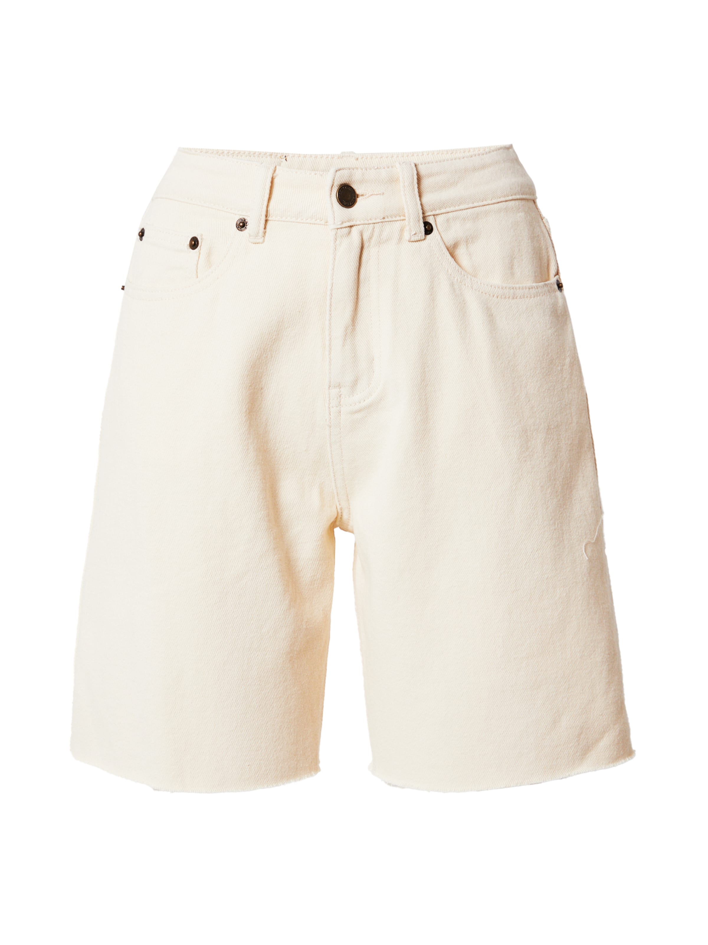 Regular Jean Nasty Gal en beige : devant