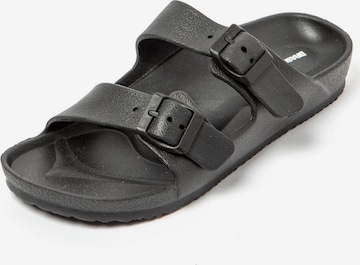 Brasileras - Zapatos abiertos 'Coastal' en negro: frente