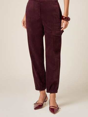 Loosefit Pantalon oltre en rouge