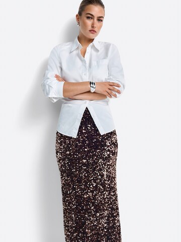 Rich & Royal Φούστα σε καφέ