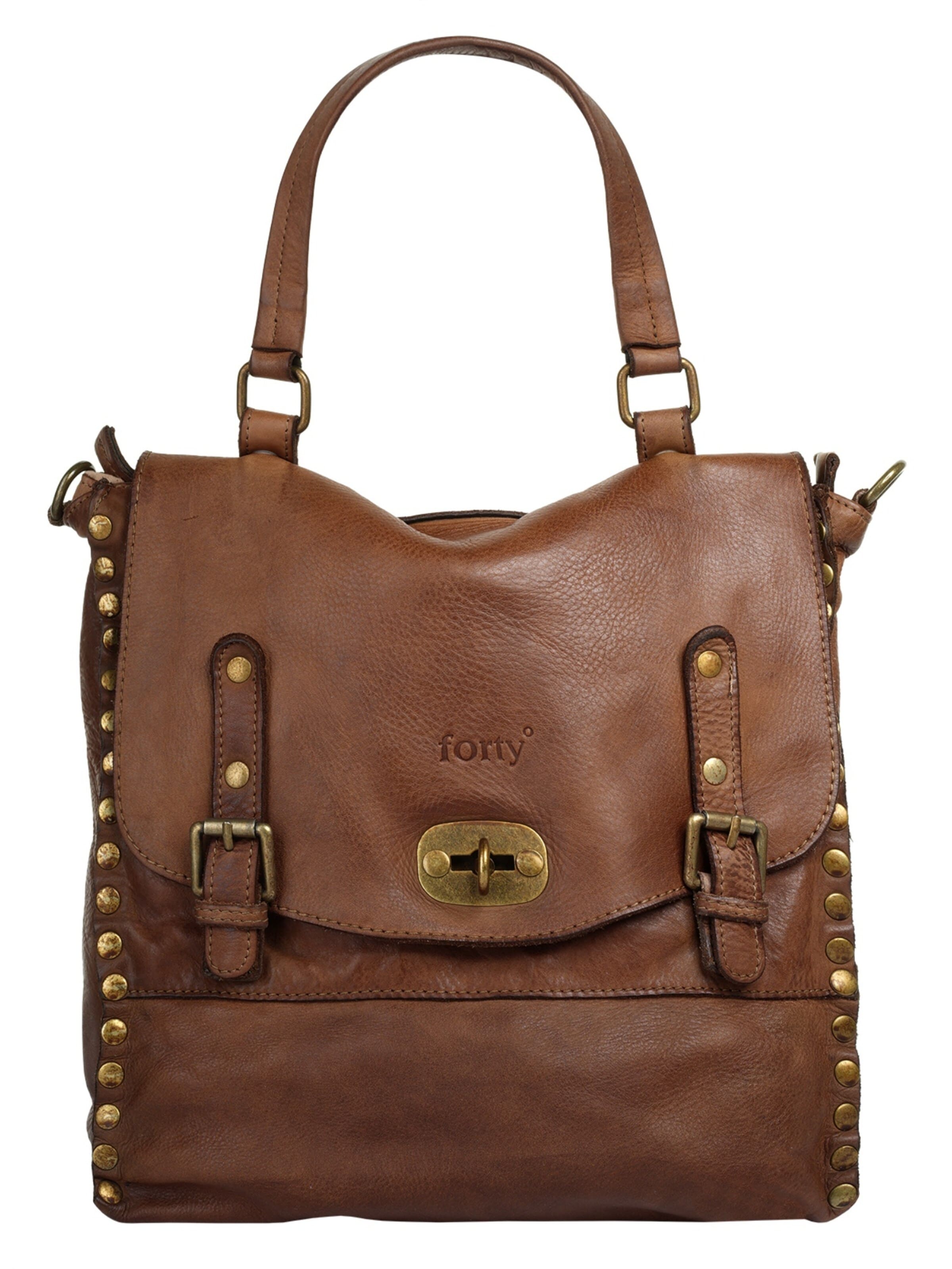 Sac à dos forty° en marron : devant