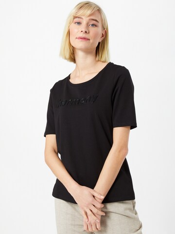 s.Oliver BLACK LABEL T-shirt i svart: framsida