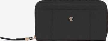 Piquadro Wallet in Black: front
