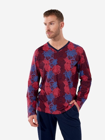 Pyjama long ' Bouquet Long Sleepwear ' HOM en bleu