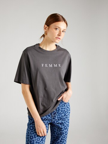 SELECTED FEMME Póló 'SLFVilja' - szürke: elől