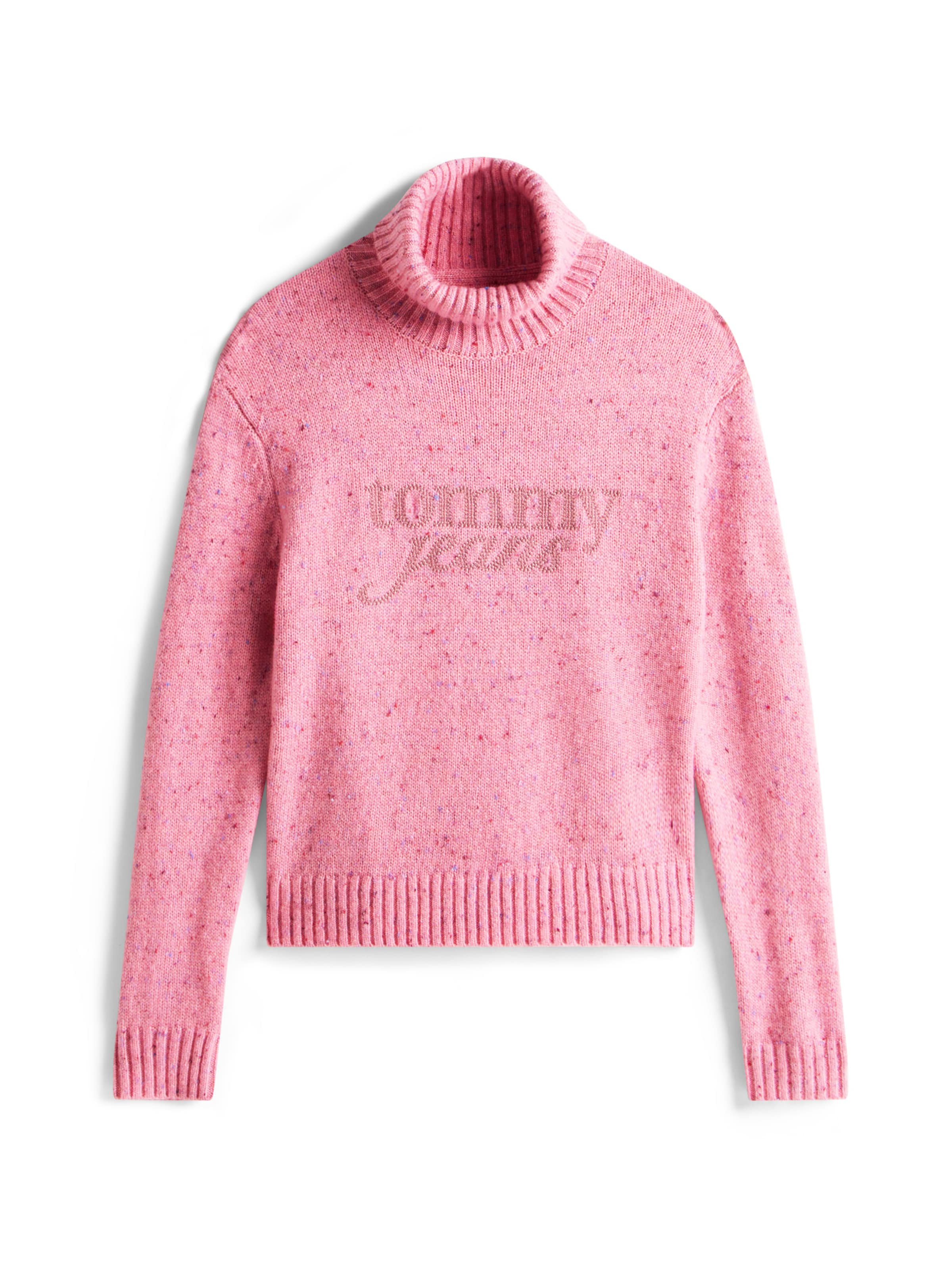 Tommy Jeans Pullover in Pink: Vorderseite