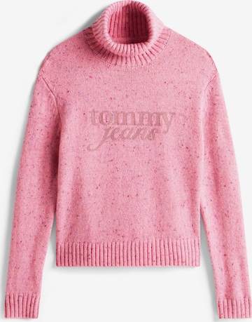 Tommy Jeans Свитер в Ярко-розовый: спереди