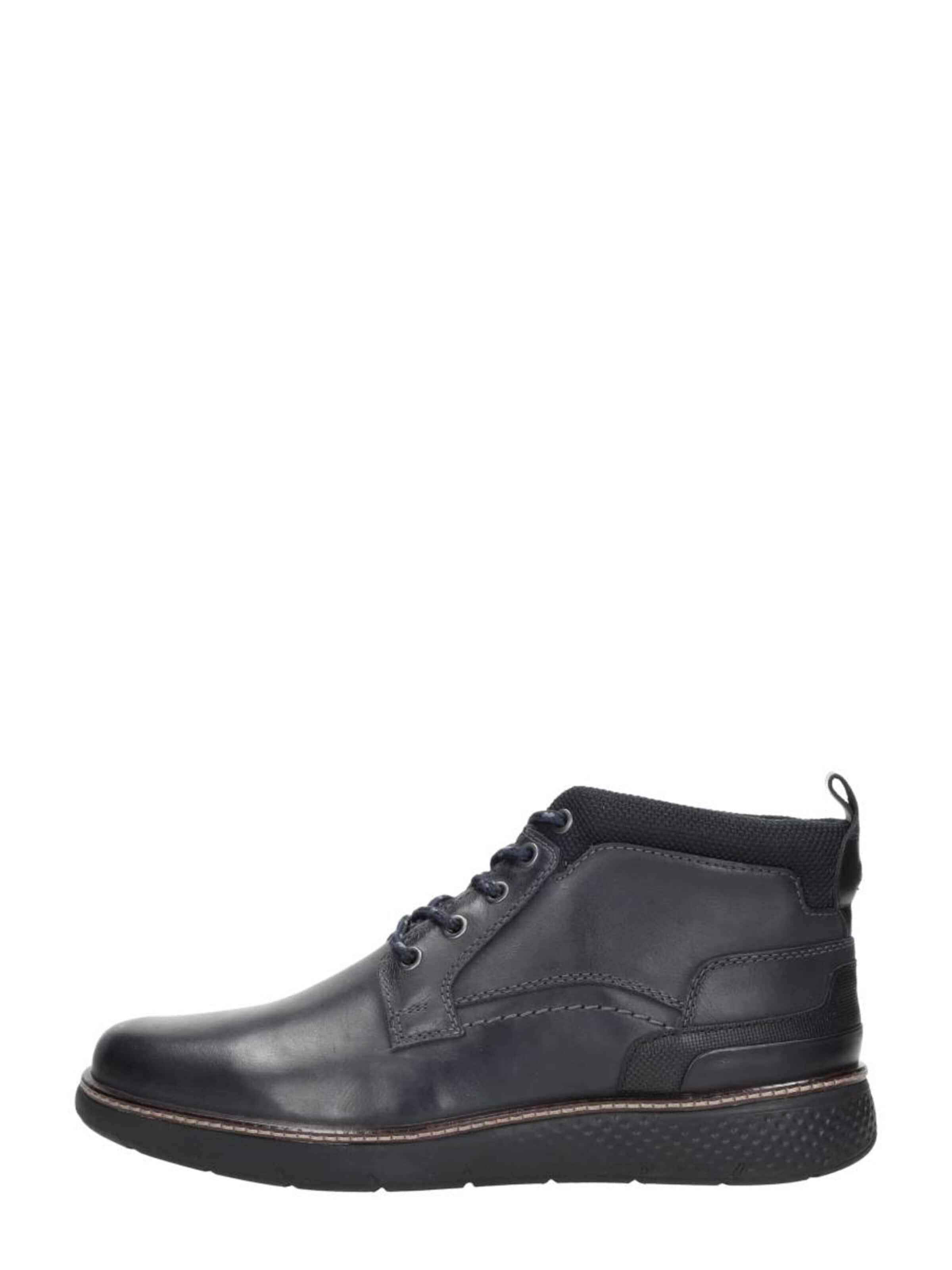 Australian Lace-Up Boots 'Rockefeller' in Blue: front