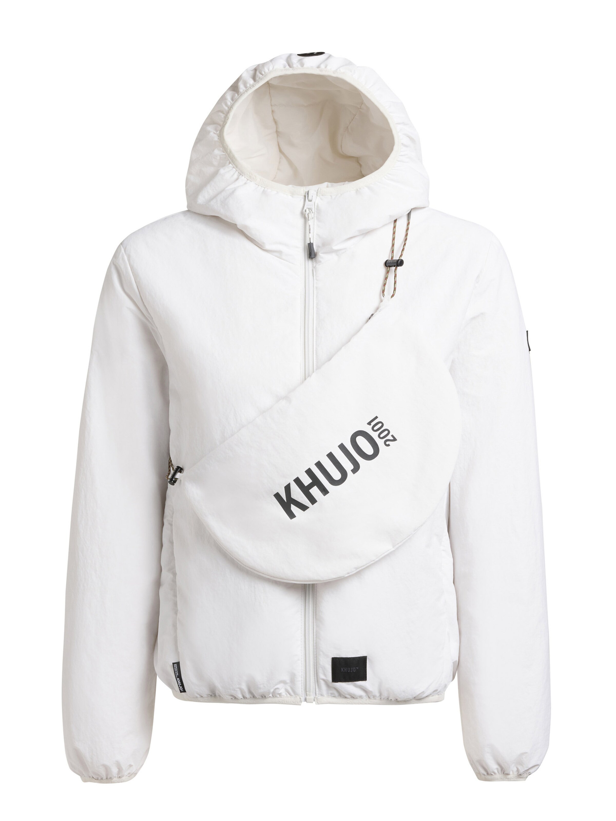khujo Jacke 'Shelly' in Weiß: Vorderseite