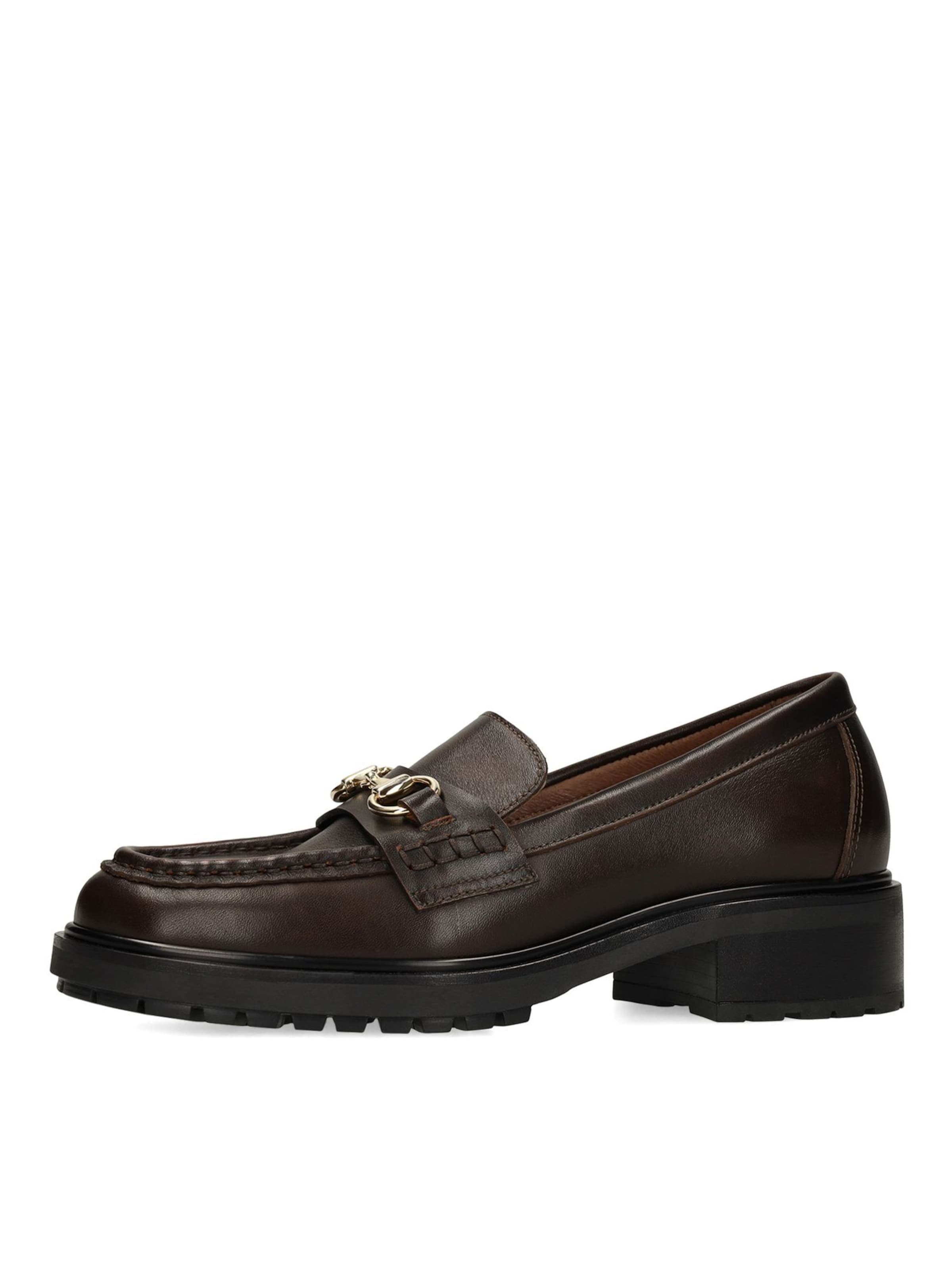 Chaussure basse MANFIELD en marron : devant