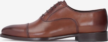 Kazar - Zapatos con cordón en marrón: frente