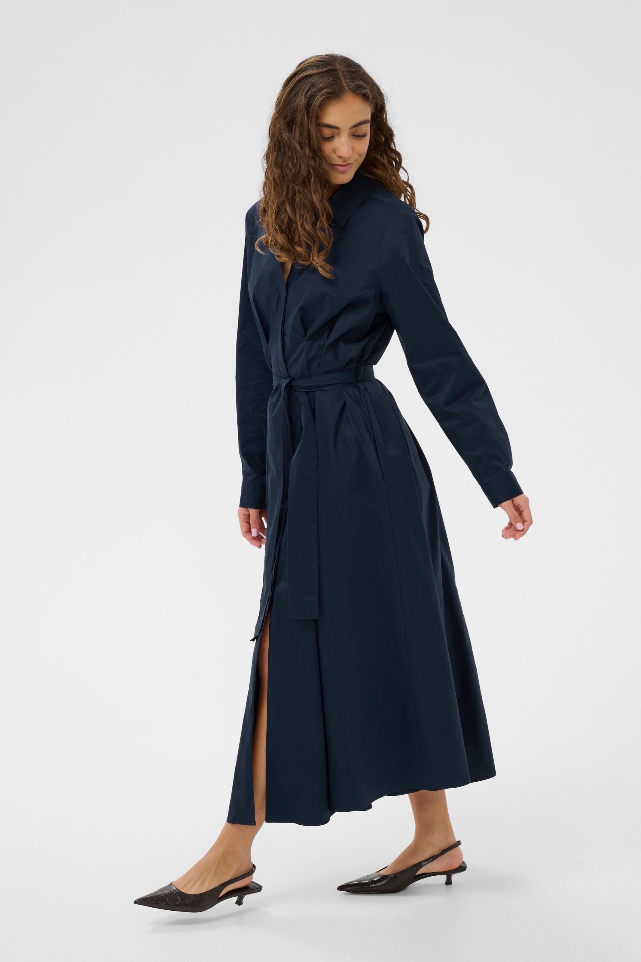 CULTURE Blousejurk 'Elna' in Blauw