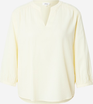 s.Oliver Blus i gul: framsida