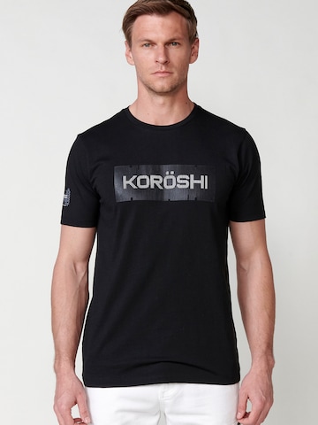 KOROSHI Футболка в Черный: спереди