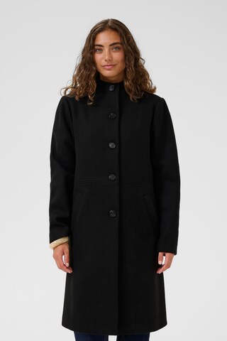 CULTURE Between-seasons coat 'CUPalona' in Black: front