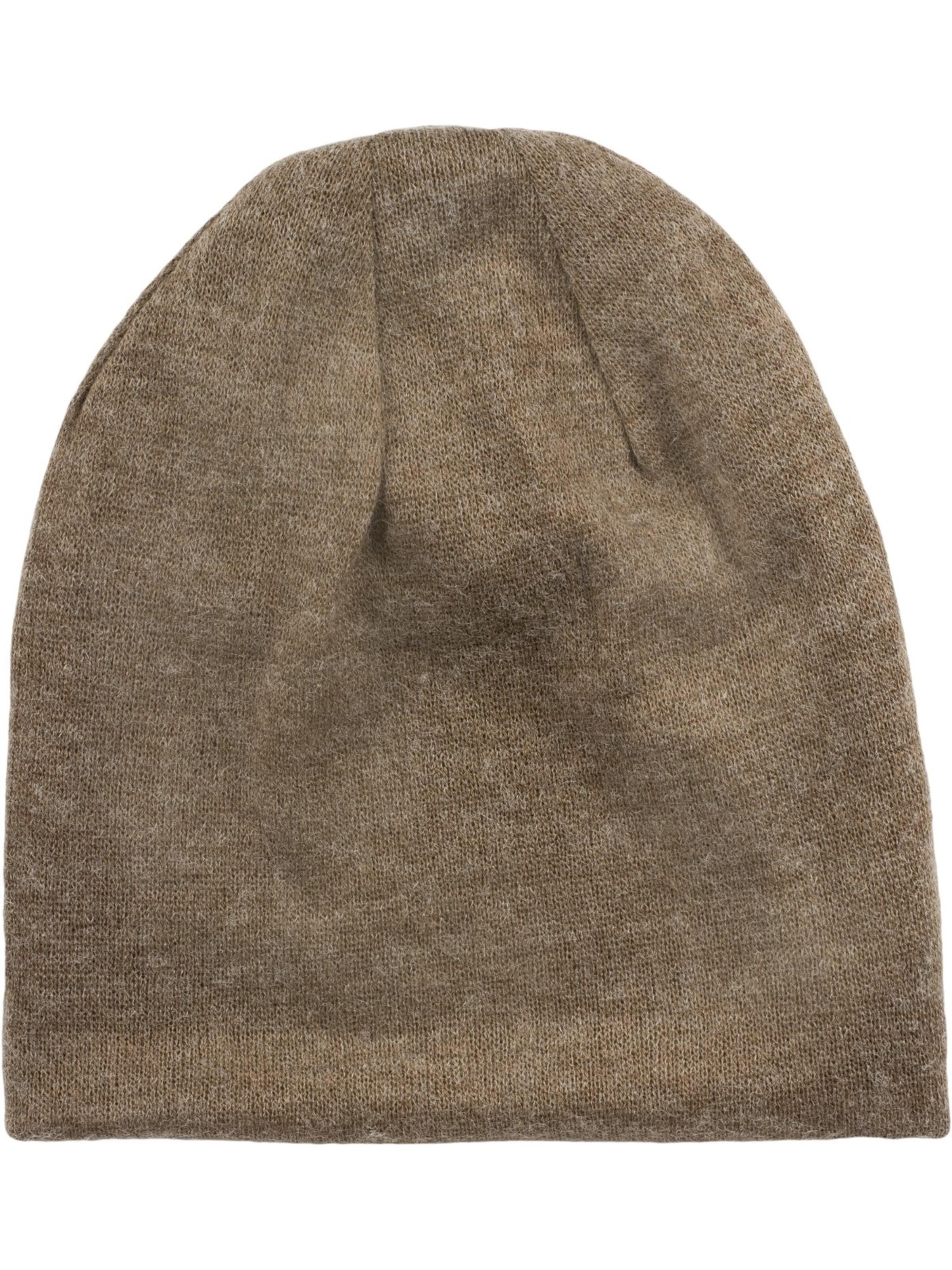 styleBREAKER Mütze 'Feinstrick Beanie Meliert'‌‌‌‌‌‌ in Braun