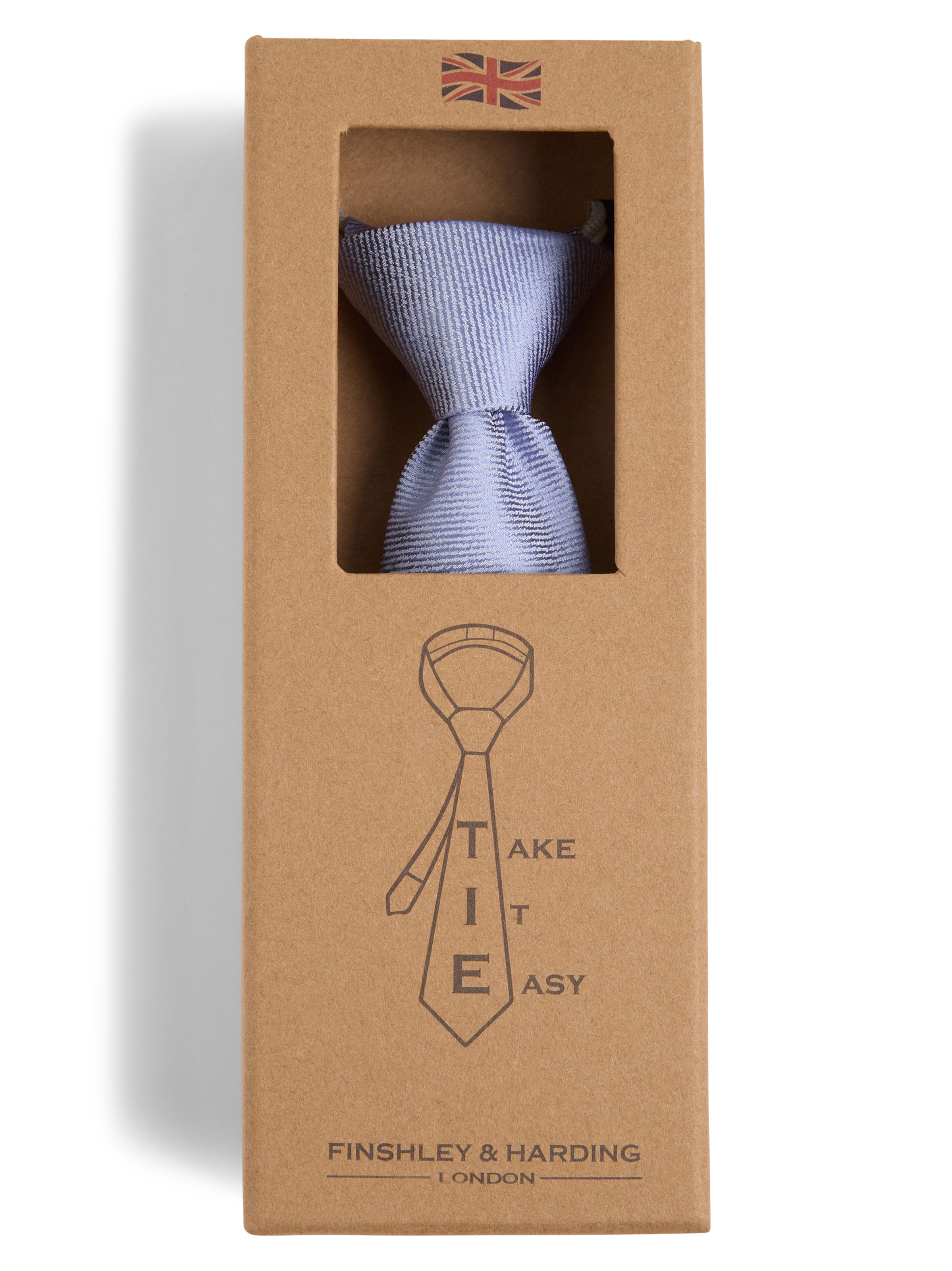 Cravate 'Take It Easy' Finshley & Harding London en bleu