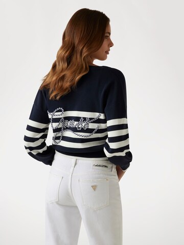 GUESS Strickjacke in Blau
