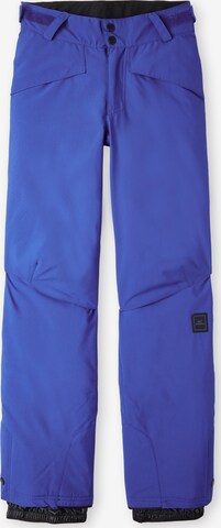 Regular Pantaloni sport de la O'NEILL pe albastru: față