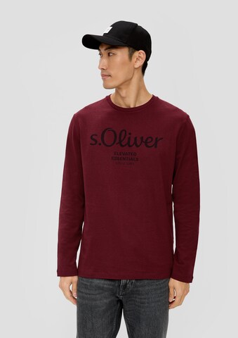 s.Oliver Shirt in Rood: voorkant