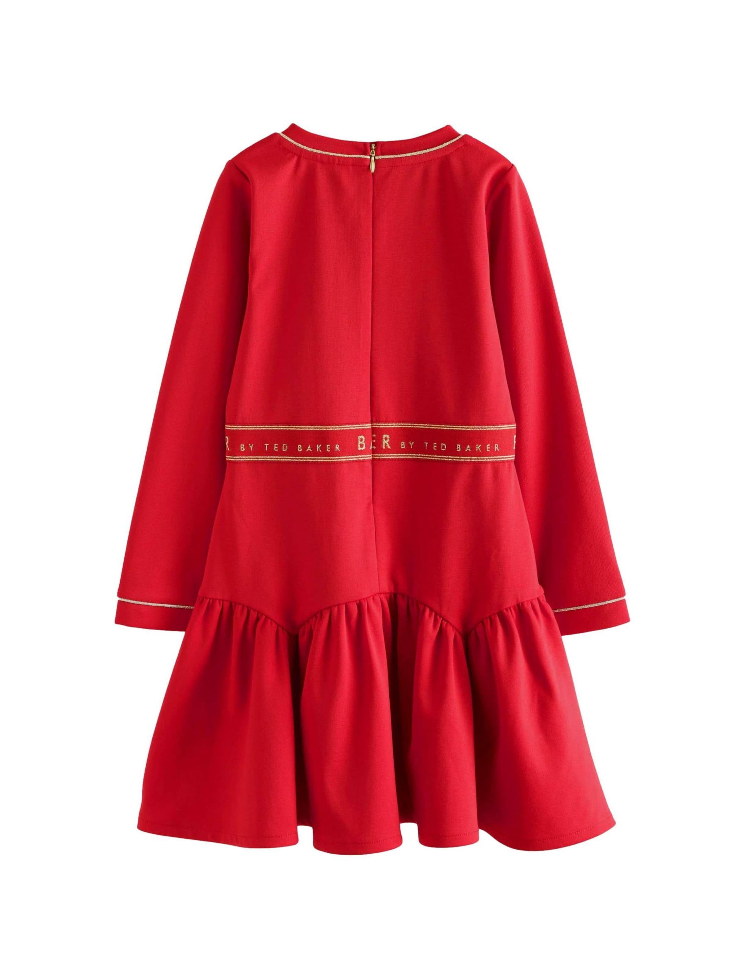 Baker by Ted Baker Kleid in Rot: Vorderseite