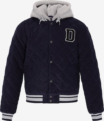 DreiMaster Vintage Winterjas in Blauw: voorkant