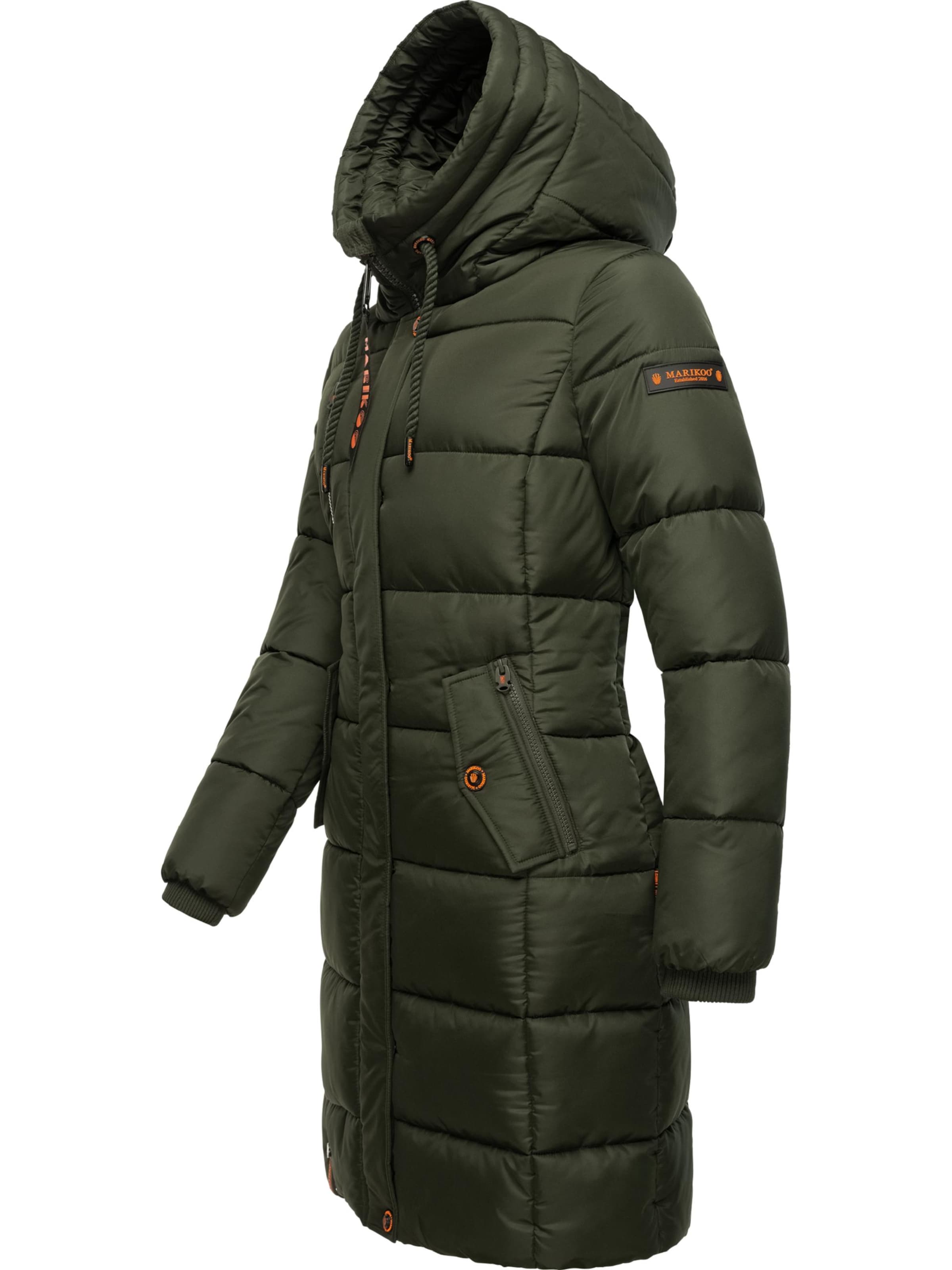 MARIKOO Vinterfrakke 'Yuikoo' i grøn