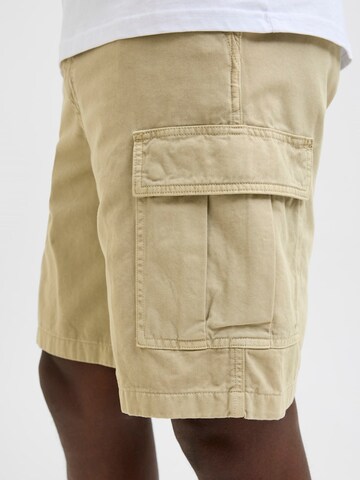 JACK & JONES Loosefit Cargobroek 'JPSTKarl Avery' in Beige