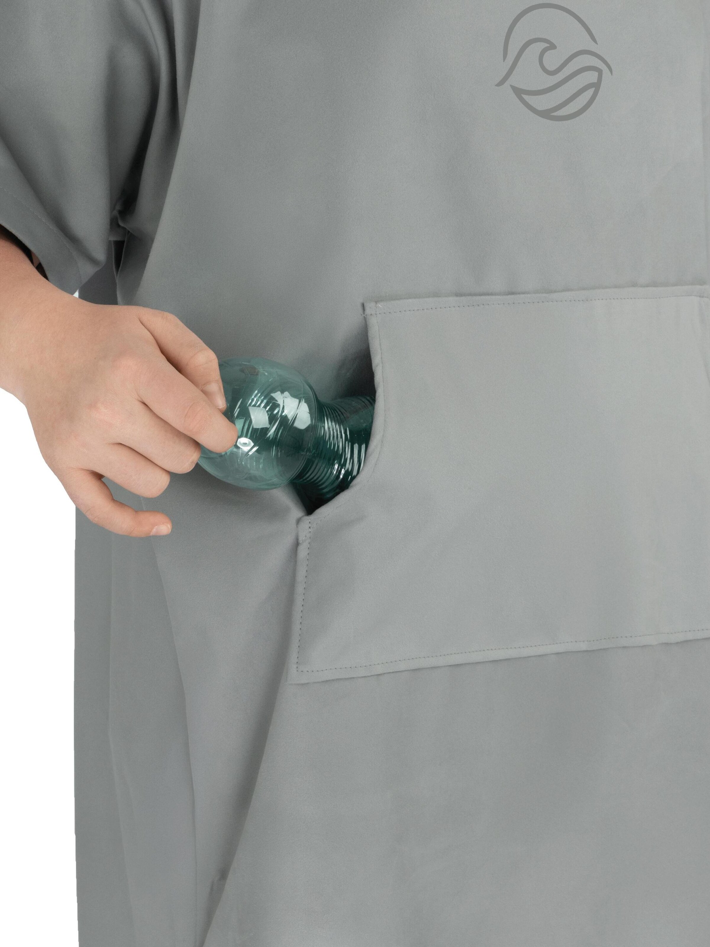 normani Bathrobe 'Luquillo' in Grey