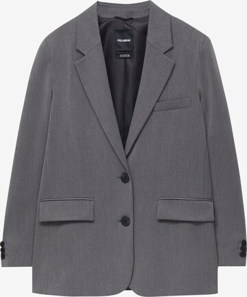 Pull&Bear Blazer in Grey: front