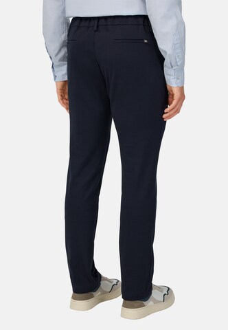 Boggi Milano Regular Chino 'B Jersey' in Blauw