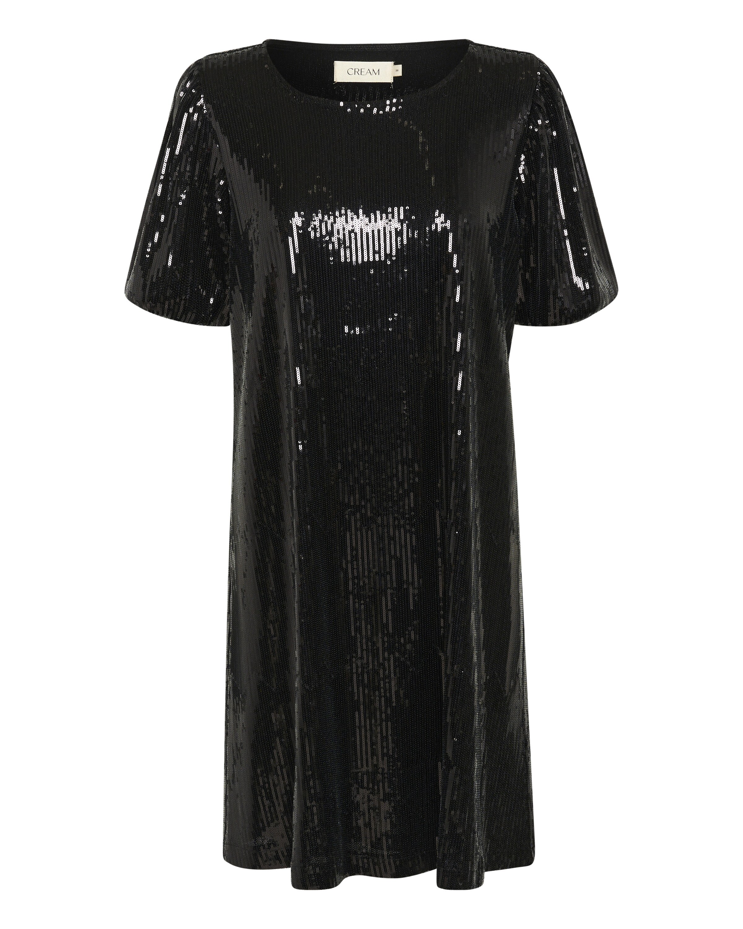 Cream Cocktailjurk 'Festi' in Zwart: voorkant