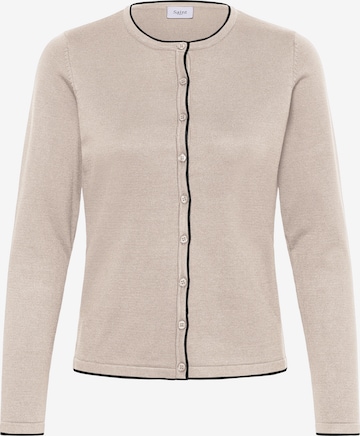 SAINT TROPEZ Strickjacke in Beige: Vorderseite