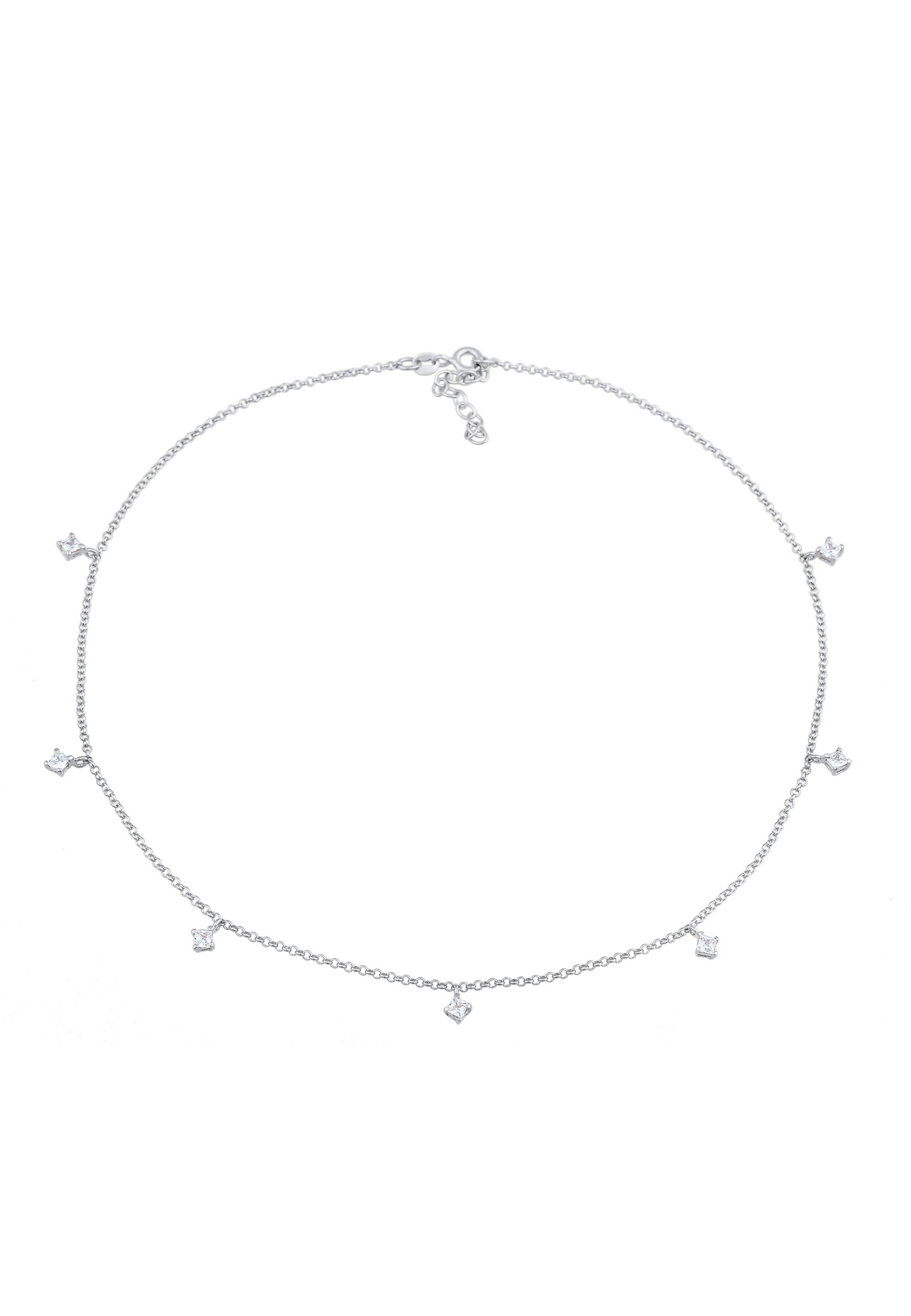 Frauen Schmuck ELLI Halskette Choker, Kristall Kette in Silber - EA22360 Frauen Schmuck ELLI Halskette Choker, Kristall Kette in Silber - EA22360