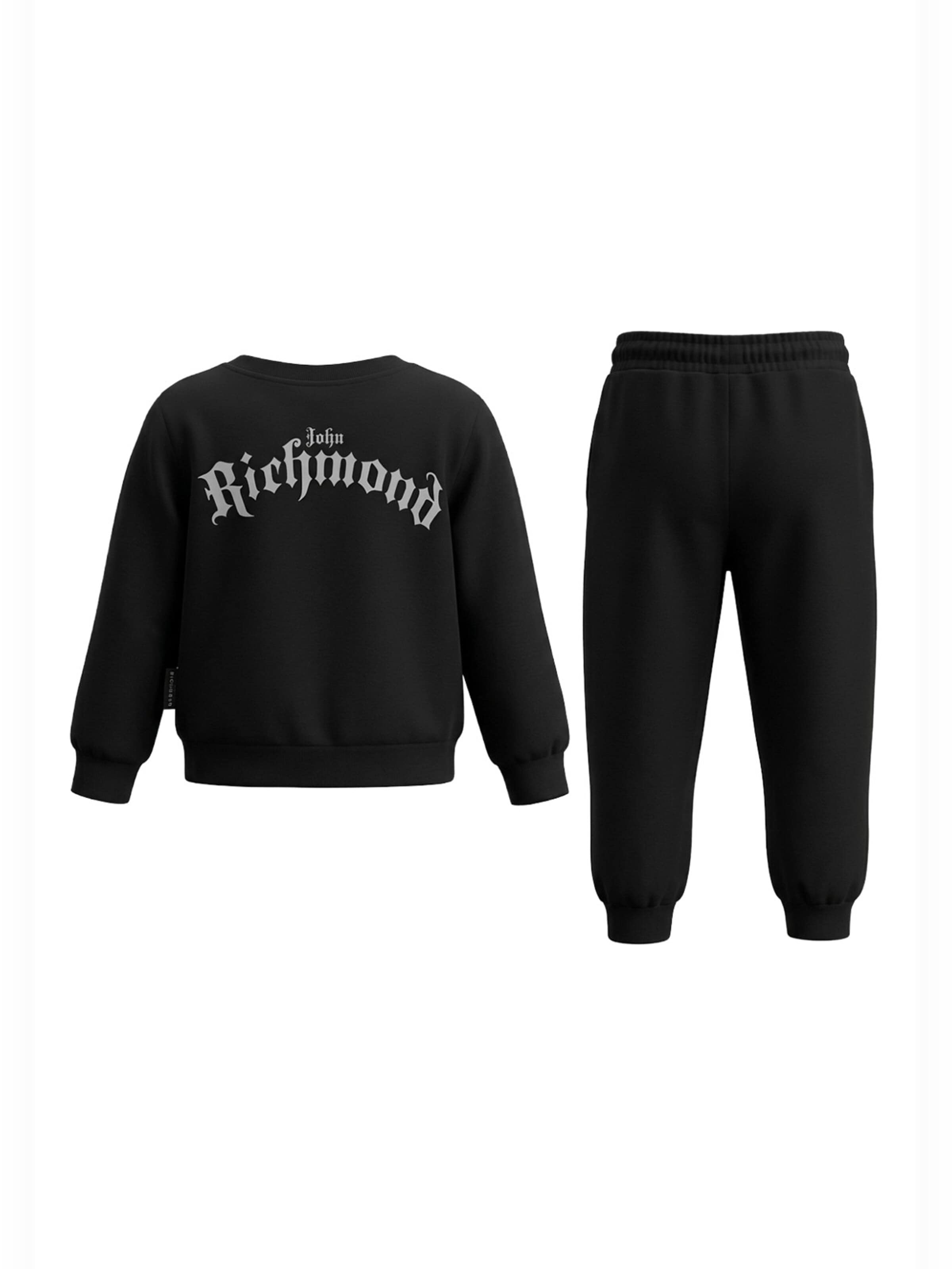 Set 'Completo felpa nero per bambino' di John Richmond in nero
