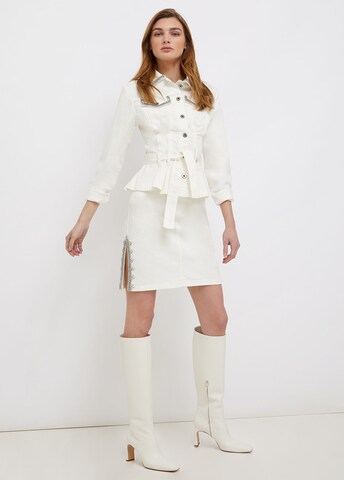 LIU JO JEANS Between-Season Jacket in White