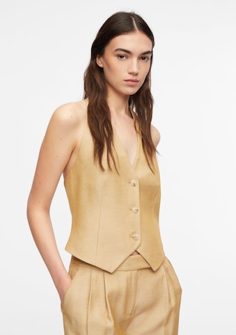 Gilet COMMA en marron : devant